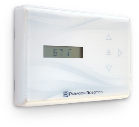 Thermostat with cool wave cover