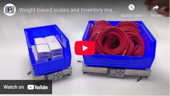 Weight based inventory scale video
